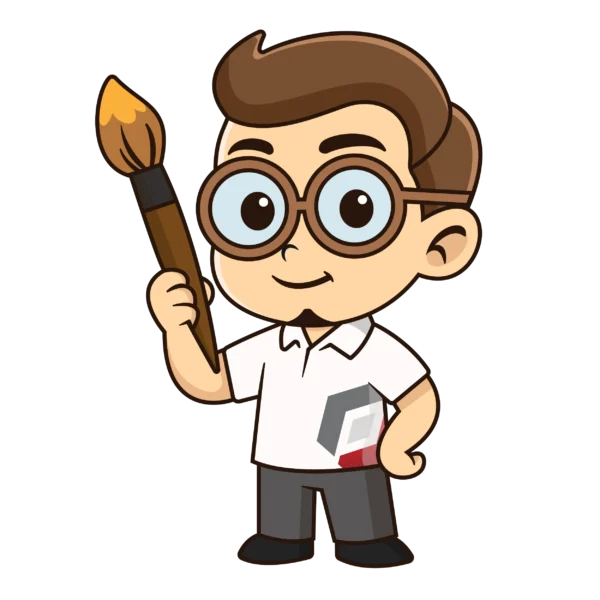 jeff javierto Chibi Illustration Icon- Paint brush